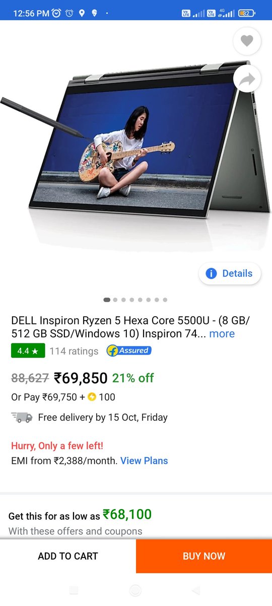 MahimaG59989871's tweet photo. Prices have shot up after the sale. Why should I suffer the cost because of @Flipkart negligence? Delivery agent declined calls continuosly and next day @flipkartsupport tells me I cannot avail the exchange on my order. https://t.co/LvzP6TdELX
