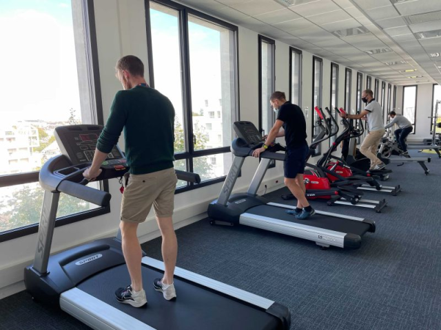 cyrillelambert's tweet photo. Mindfulness and fitness shouldn't just be limited to home..right? Not only do we now have an office space to keep your mind sharp but also your body energised. #teamtalend #Nantes #passion #teamspirit #agility #mindfulness #worklife #fitness #jnsq https://t.co/E2BcjMW93a https://t.co/tE1y2pr822