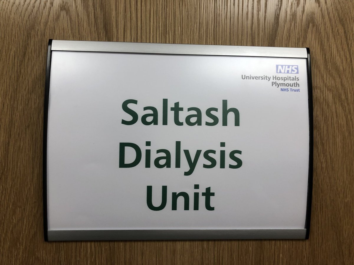 JenMcDermottRN's tweet photo. @UHP_Gastro_Card The new dialysis unit at Saltash finally opened today with 3 very happy patients this morning #team PDU https://t.co/d0ot8OHgjc