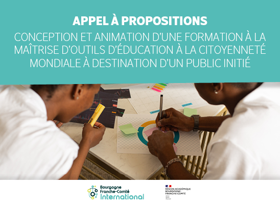 Dans le cadre du dispositif #TandemsSolidaires, le <a href="/Reseau_BFCI/">BFC International</a> et la <a href="/RA_BFC/">Région académique Bourgogne-Franche-Comté</a> lancent 1 appel à propositions pour concevoir et animer 1 ou 2 modules de #formation à la maîtrise d’outils d’#éducation à la #citoyenneté mondiale.

Plus d'informations
➡️ bit.ly/3AwTG8i