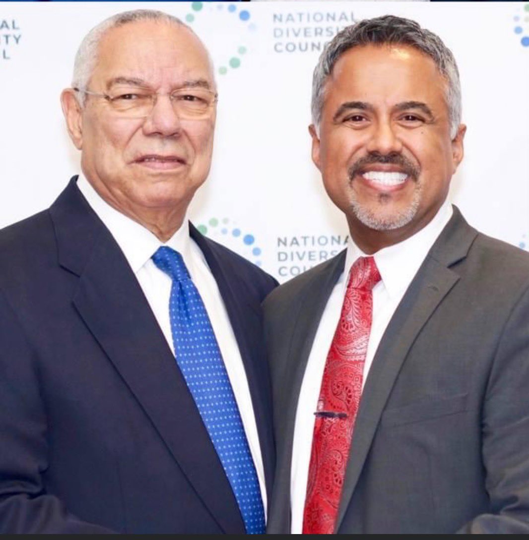 A sad day to hear about the passing of Colin L. Powell.  True honor to have met a trailblazer, serving as the country’s first Black national security adviser, chairman of the Joint Chiefs of Staff and Secretary of State.