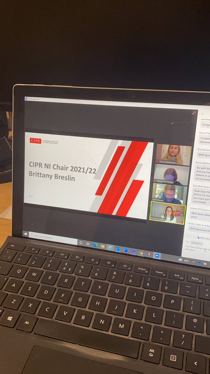 GailWhyte's tweet photo. A huge shout out to our outgoing @CIPR_NI Chair @abmckay for all her work and delighted to welcome our new Chair @brittanybreslin 🙌🏻👏🏼 https://t.co/hzAuAv0cj3