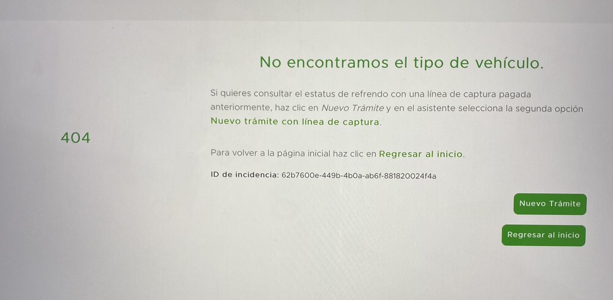 dante_daz's tweet photo. @LaSEMOVI ya refresque la página, use diferentes navegadores y dispositivos (4)
Me sale un error. No puedo sacar cita a un módulo?  Trámite de renovación tarjeta de circulación 98E899 https://t.co/ploXavVhxj