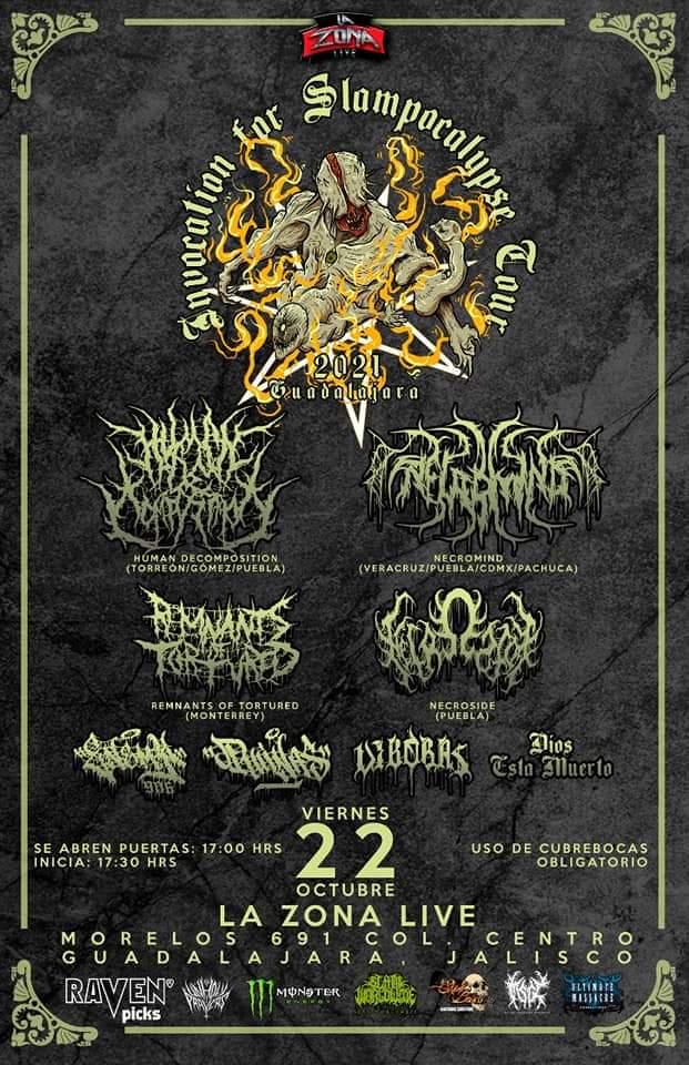 Necromind666's tweet photo. Invocation for Slampocalypse tour starts this week! We'll see you all there https://t.co/Qp5Q1aXCfI