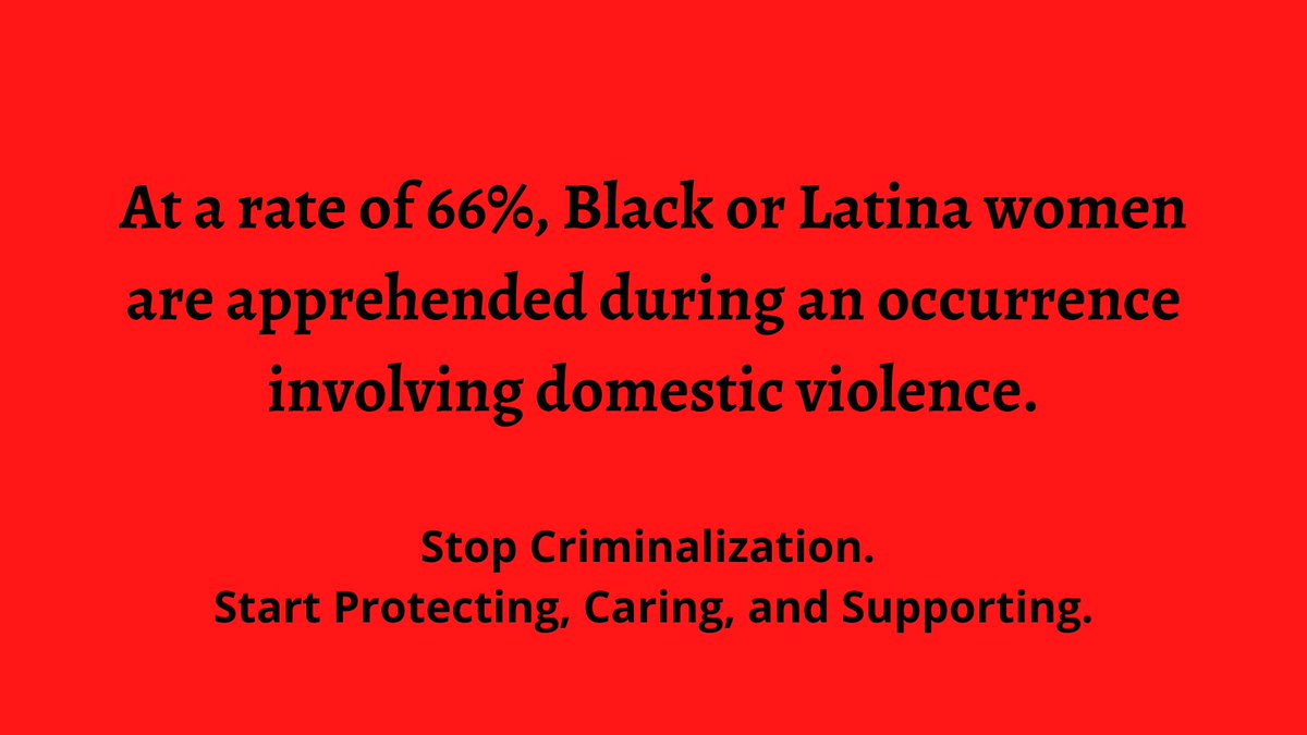 Black women &amp; other marginalized individuals are more likely to be criminalized, prosecuted, &amp; incarcerated while they’re attempting to navigate &amp; survive through the conditions of violence that have affected their lives. #BEYONDrosies #DVAM2021 #DVAwareness #WhatAboutHer #DVSJA