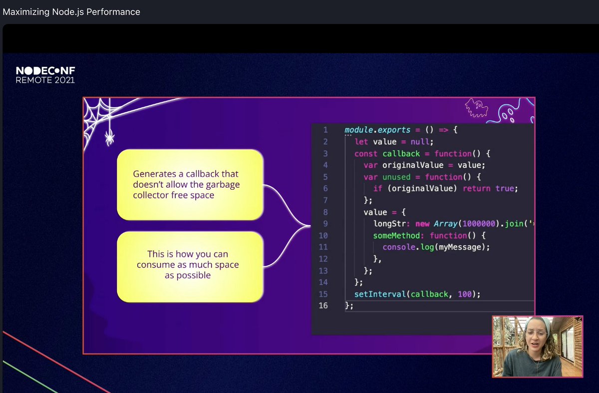 Super helpful talk by @lizparody23 @NodeConfRemote