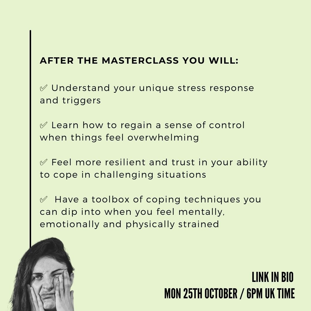 Do you ever feel weighed down by stress or so overwhelmed that you freeze?⁠
⁠
Sign up below for our free online class: Coping skills 101. 
⁠
bit.ly/copingskills101

#copingskills #TheCuriosityClub #stressmanagement #stress #LifeCoaching