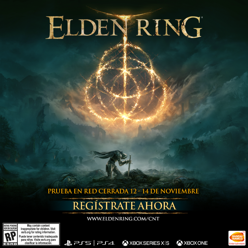 ELDENRING's tweet photo. Conviértete en un Señor del Elden. El registro a la prueba cerrada de red de ELDEN RING ya está abierta.