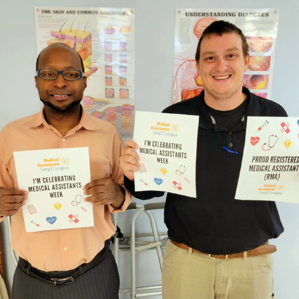 LearnatBryan's tweet photo. Happy Medical Assistant Recognition Week from Bryan University! We are so excited to celebrate our medical assistant students and graduates working in the field. 👏🩺📋 We are so proud of you all. 

#AMTMARweek #MedicalAssistantRecognitionweek #MARWeek2021 #MedicalAssistant #RMA https://t.co/V4sBoiPNj4