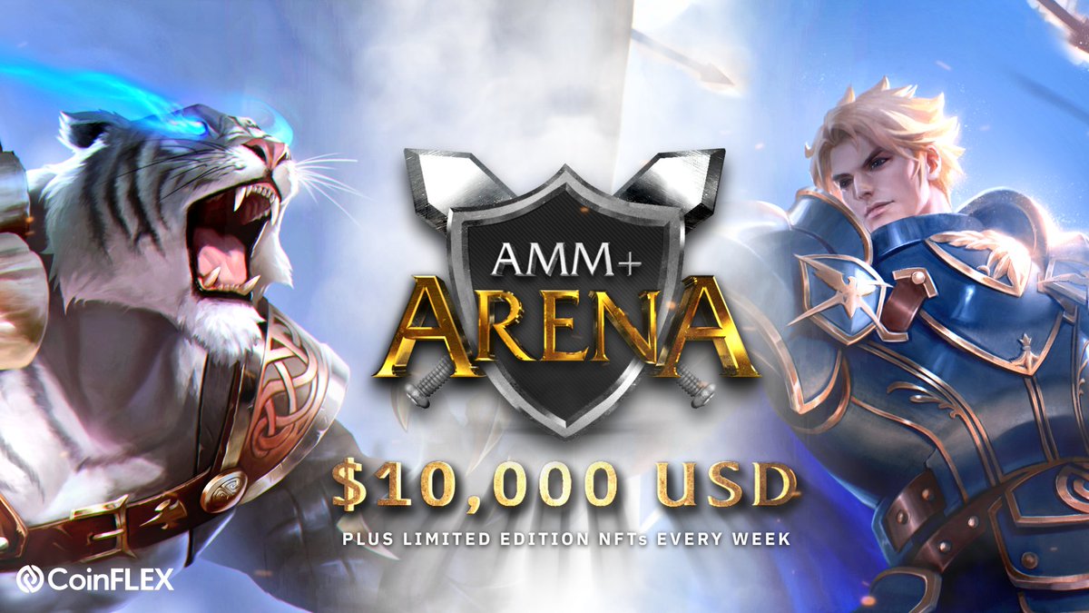 [Legends Wanted]

AMM+ Arena is now LIVE! 

Are you ready to enter the league of yield?
Battling pair: $SHIB, $AXS, $BTC, $ETH and a dozen more! 

💰 Earn up to $10,000 USD + limited edition NFTs every week. Starting today:

hubs.la/H0Zz-tB0
