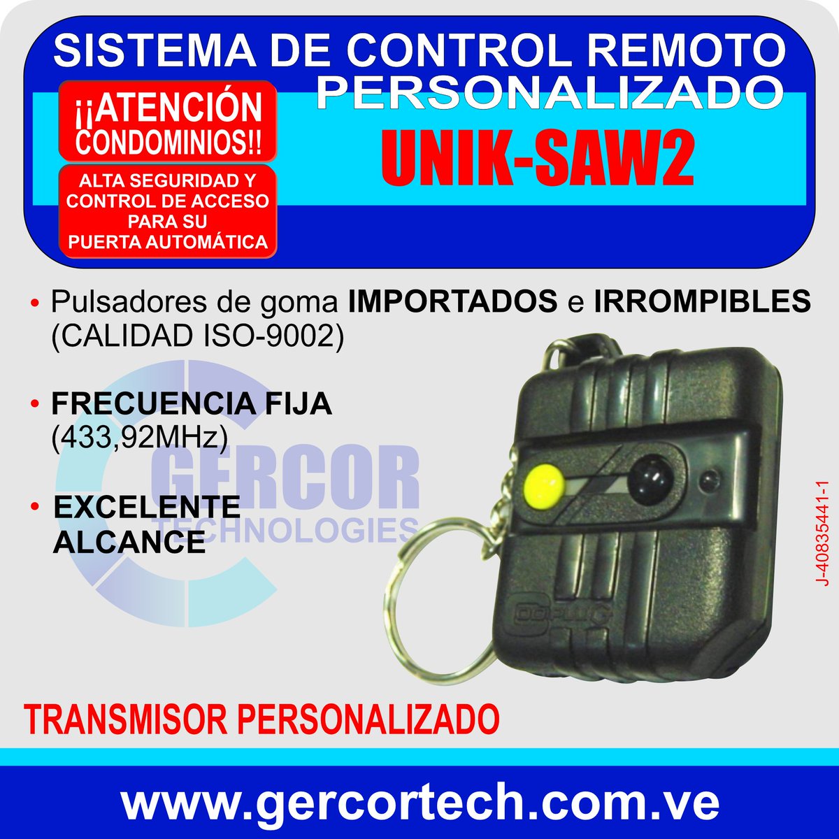 gercortech's tweet photo. Este es el control principal de la muy reconocida línea #UNIK de #Codiplug. Cada control puede ser eliminado o bloqueado temporalmente por el #condominio. Si quieres conocer más sobre este control y su costo, visita nuestra página web https://t.co/6R2Gca7W8x
.
.
.
#gercortech https://t.co/p4u0V9az8Z