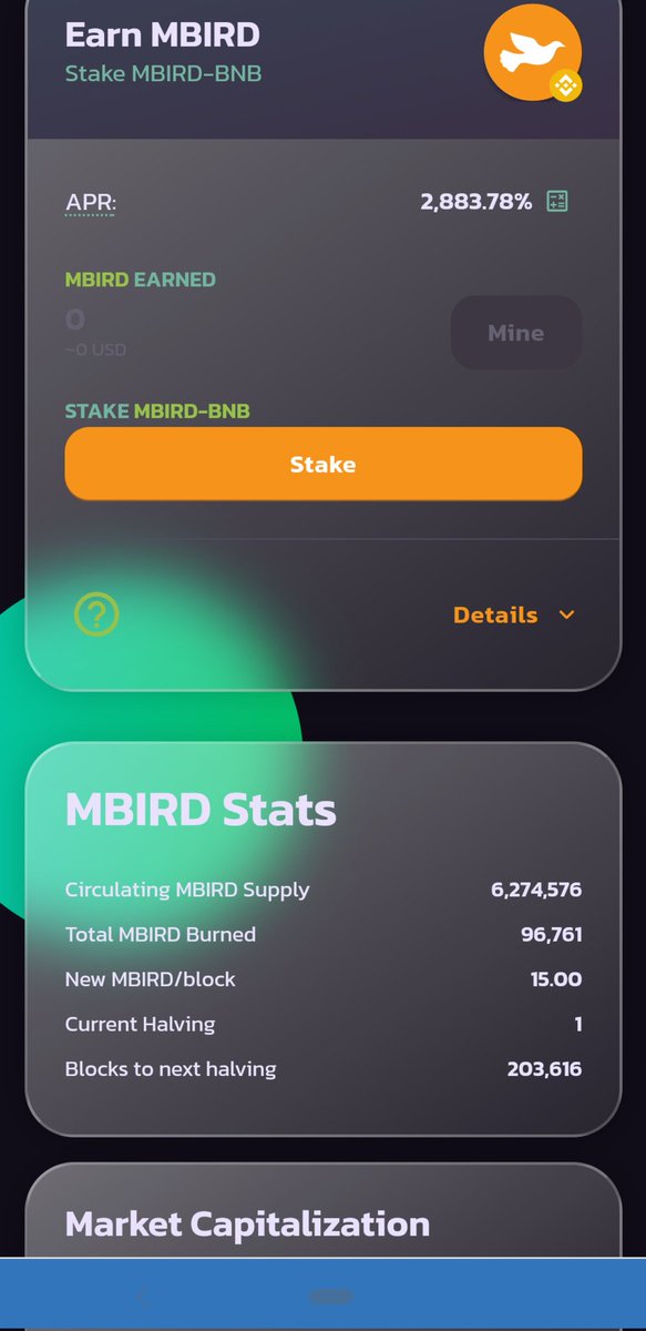 CryptoJones2011's tweet photo. @Eljaboom Everybody's heard about the bird ! Bird bird bird, the bird is the word !
@MBirdFinance is an amazing choice.
1st halving done countdown to number 2 now!!
https://t.co/g4CjXc28Qa
https://t.co/sm1XqPVg6N
#moonbird #MBIRD #BSC #BTC #Binance #BNB #BSCGems #BSCGem #Crypto #NFA https://t.co/53KNE5LjlI