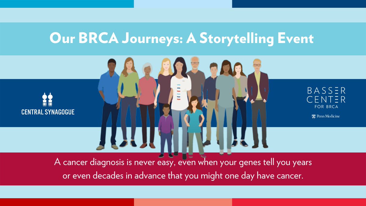 BasserBRCA's tweet photo. Check out the recap of several remarkable BRCA stories told from the @CenSynNYC and Basser communities moderated by Dr. Susan Domchek. https://t.co/0wsngIrTkz #brca #brcacommunity #brcastories #familygenes https://t.co/WjdxBdXqu5