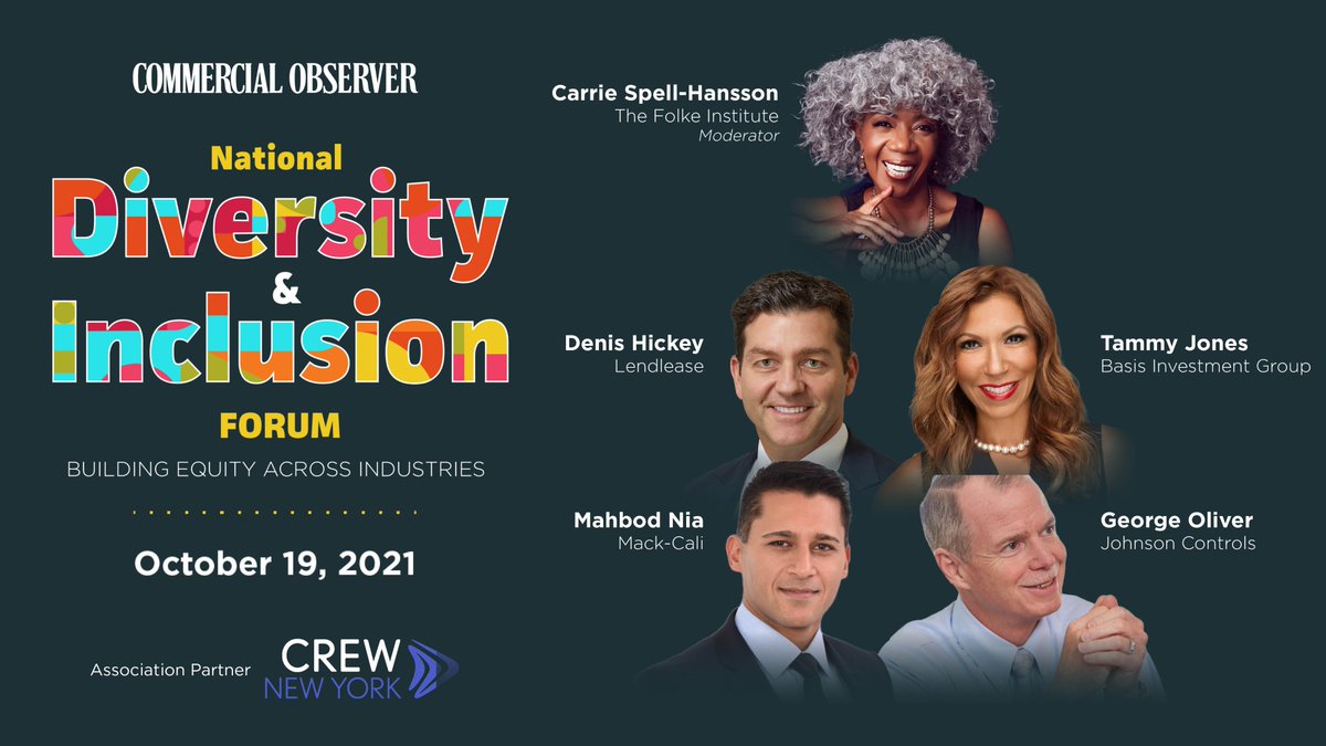 BasisInvGroup's tweet photo. Please join us for the Commercial Observer's National DEI Forum tomorrow. Basis CEO, Tammy Jones, and CEOs across the commercial real estate industry will be discussing accelerating diversity, equity and inclusion across industries. Register here to join: https://t.co/6hjl0ISvxm https://t.co/Fm2o2zVlwR
