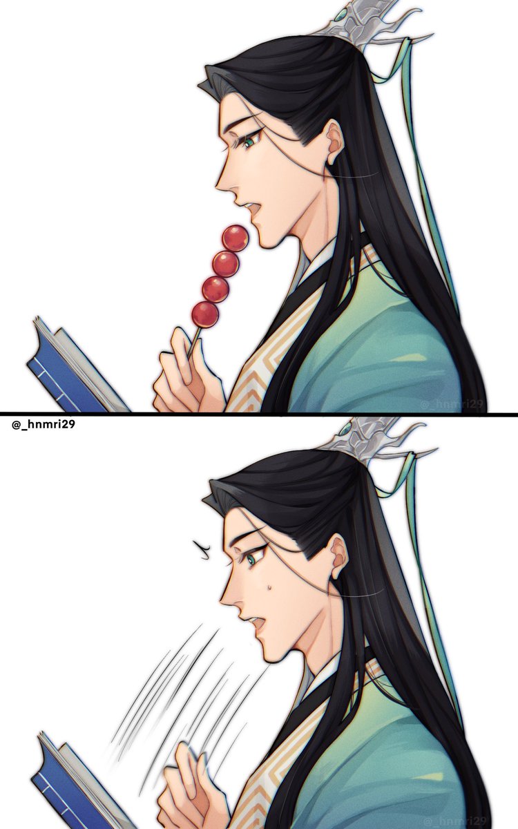 _hnmri29's tweet photo. #BingJiuWeek2021 
[Day 3] “Give me my tanghulu back, beast!”

#人渣反派自救系统 #冰九 #svsss https://t.co/nrhmIie3hh