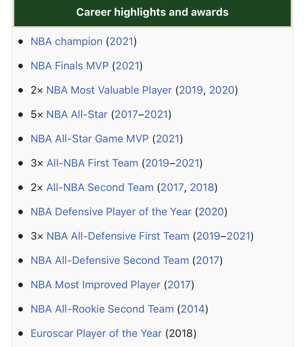 DuckJohnson's tweet photo. I’ll be the one to say it. @Giannis_An34 is a top 25 player of all time. He accomplished this without a jump shot and he only 26. Argue with me. #Giannis https://t.co/dbPwbGKnXM