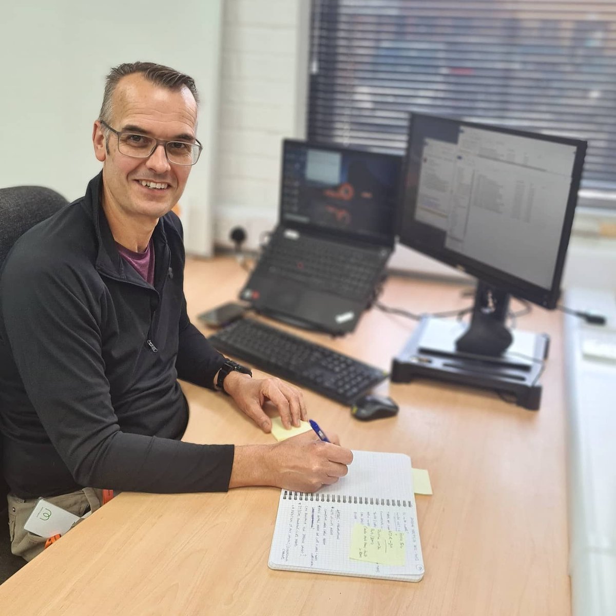 bf1systems's tweet photo. Gary has hit a huge milestone this month - 25 years at bf1systems.
Gary started at bf1systems in 1996 as a Technical Engineer in the Harness Department and now he is now our Principal Technical Engineer.
Swipe to see Gary back in 2007.
#bf1systems #meettheteam #workanniversary https://t.co/l7ediOv7xV