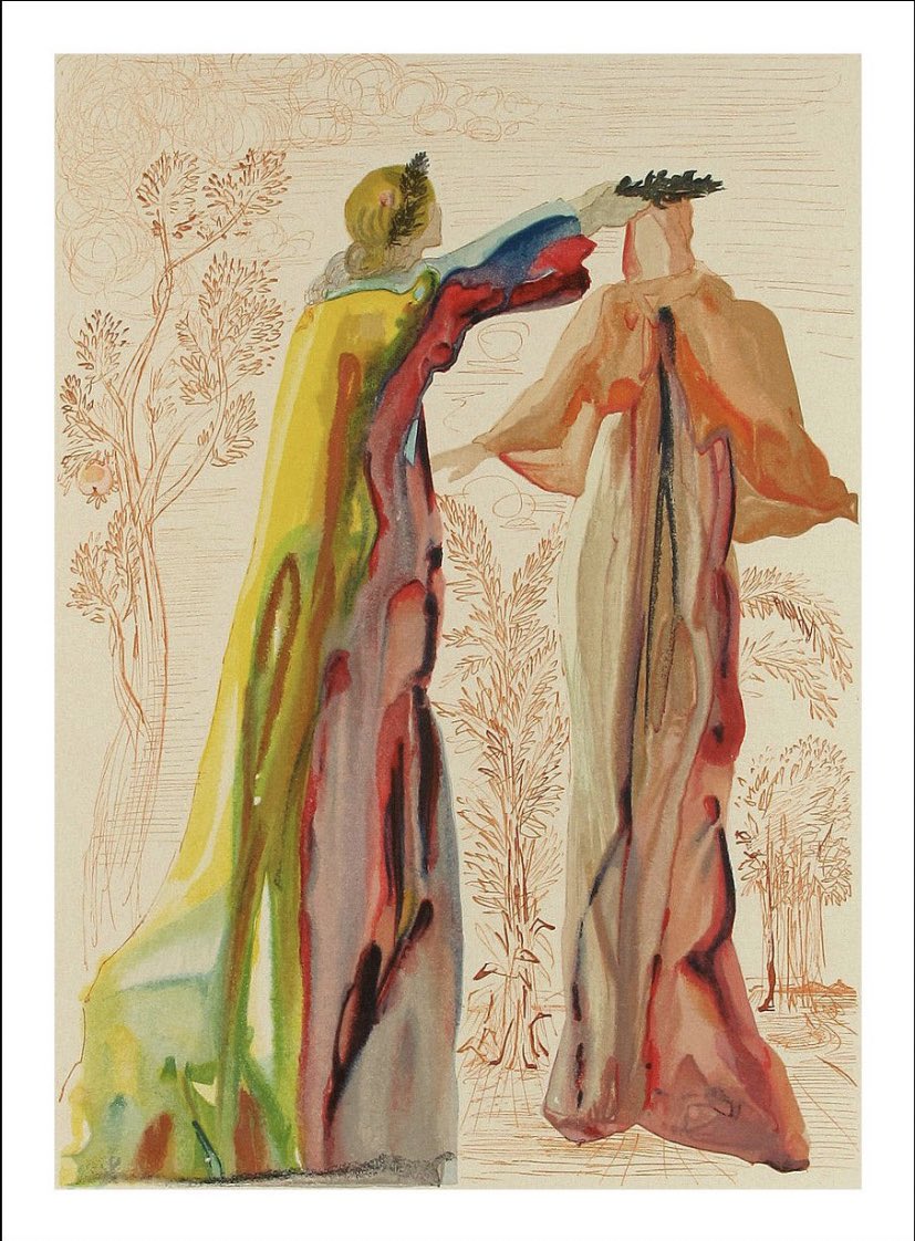 nnurpp's tweet photo. Dante’nin İlahi komedya eserinin ilhamıyla yapılan Salvador Dali resimleri.

“Öyle acı verdi ki, ölüm acısı sanki; ama ben, orada bulduğum iyilikten söz edeceğim” https://t.co/Lq4yWLSXIx