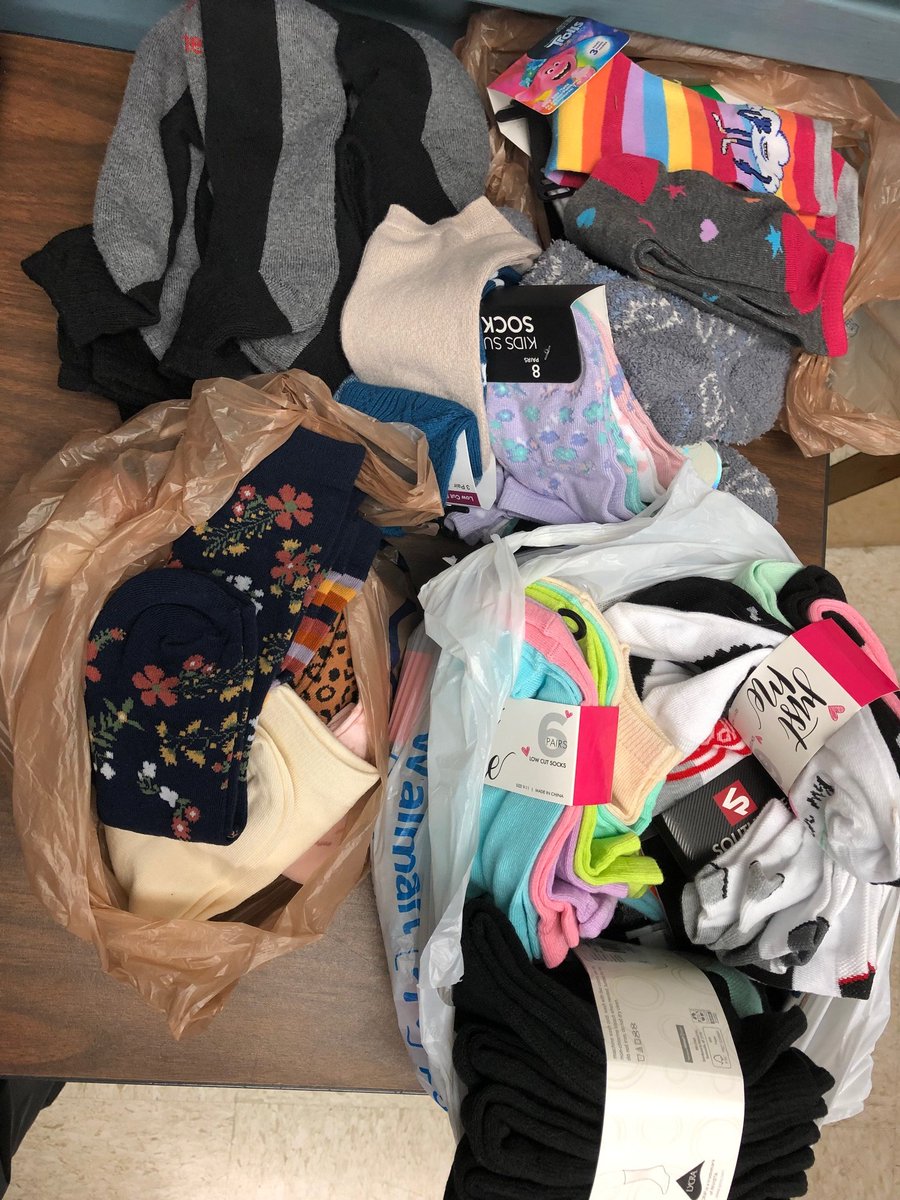 Socktober Fest at Chimborazo is off to a great start. 86/200 socks were donated on the first day!!! Please don't forget to bring in your NEW socks through the 29th of October.