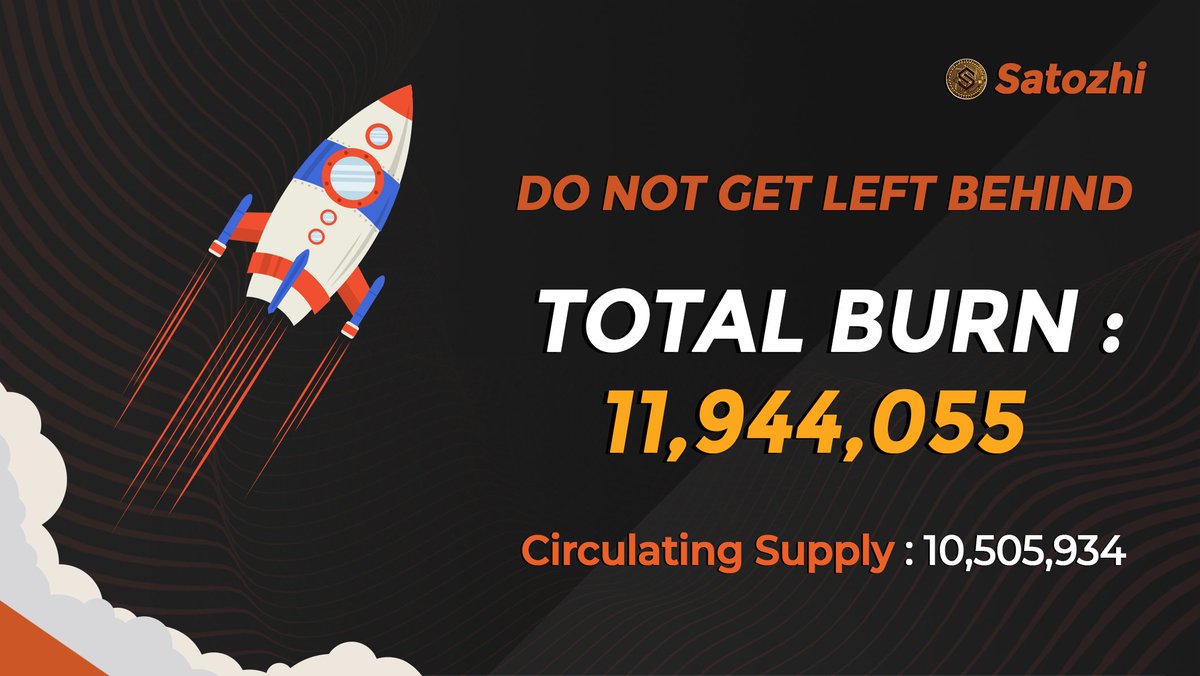 satozhiofficial's tweet photo. Satoz Info !
🚀🚀🚀🚀🚀

#Satozhi #Satoz #Binance #BinanceSmartChain #BNB #SatozMobileApp  #SatozVMT #SatozNFT #SatozProofOfBurn #NFT https://t.co/cNZZ3CpCOH