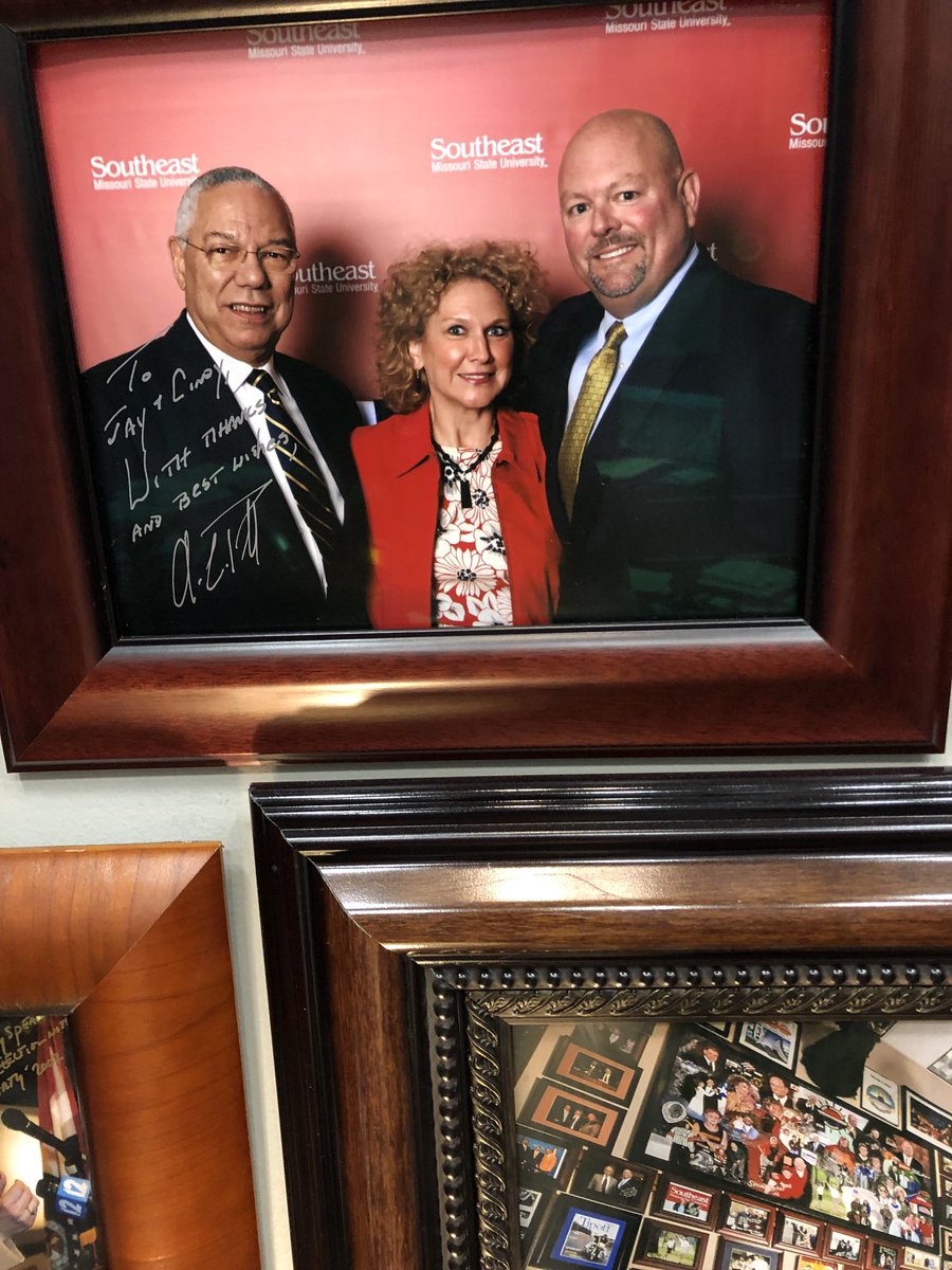 General Powell has been prominently displayed on my office wall since Cindy and I spent precious time with him. I had great hopes he would seek the office of POTUS as I firmly believed his integrity, character and leadership were what this country was absolutely starving for.