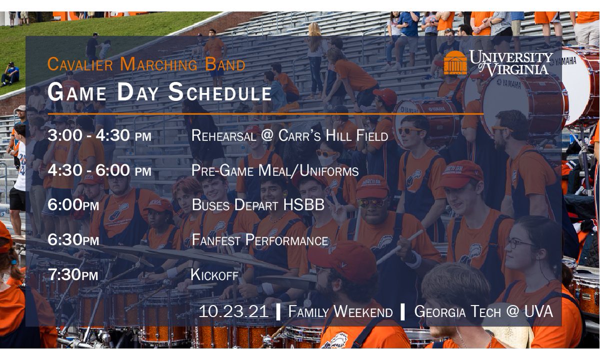 UVA Cavalier Marching Band tweet media