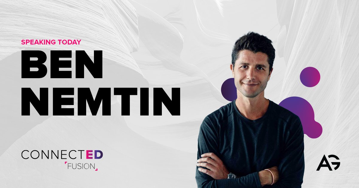 osaic_inc's tweet photo. The first General Session of #connectedfusion is all about inspiring you to live your fullest life! Acclaimed keynote speaker and #1 New York Times bestselling author Ben Nemtin will share about how his quest to accomplish each item on his bucket list has inspired millions. https://t.co/pwgMy5hazC