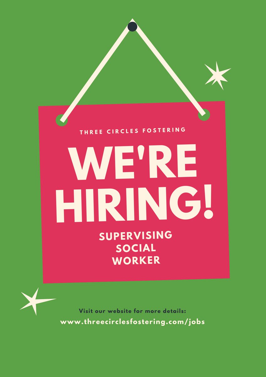 We are hiring a supervising social worker to cover the Liverpool City region and surrounding areas!

For more information and to apply, click the link below!

bit.ly/3phzfKH