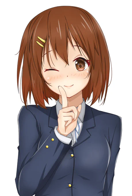 皆んなには内緒だよ〜♪
#けいおん
 #平沢唯 
