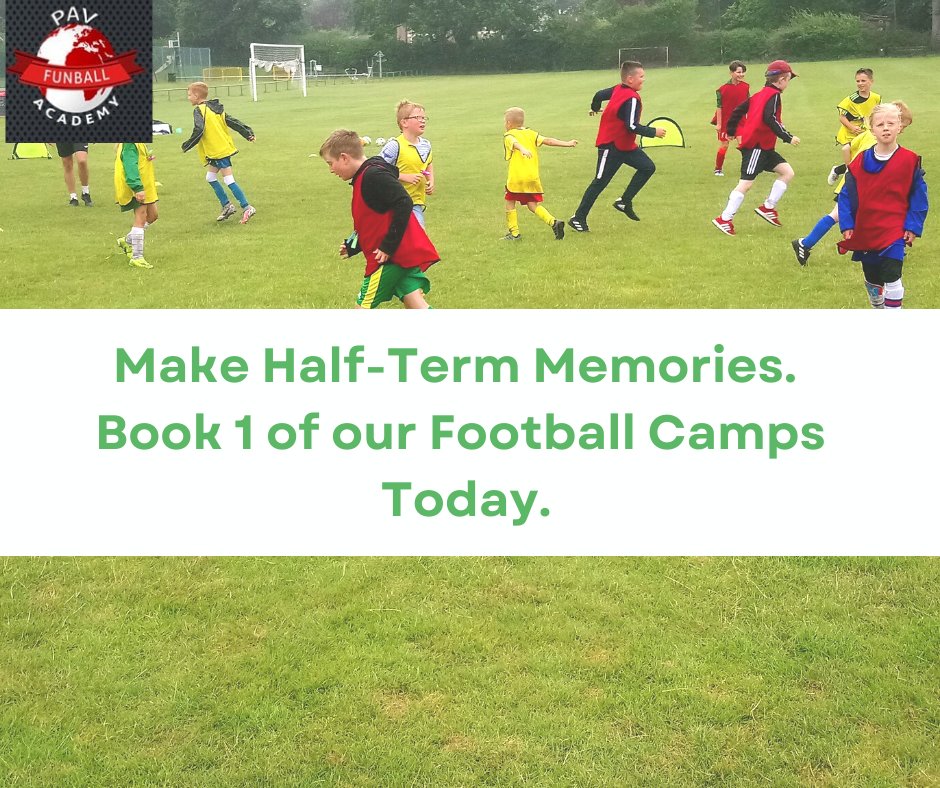 Pavfunball's tweet photo. Still looking for the perfect activity for your children this half-term? We're holding 4 camps at 4 venues - Alysham high school, @ehfc1920, Hellesdon community centre, and @theFDCNorfolk. For more information to decide if these appeal to you, look at: https://t.co/KLmuW2G6S3 https://t.co/6bO6lwtD6C