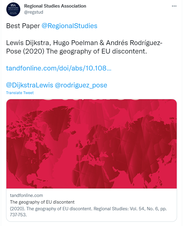 Andrés Rodríguez-Pose tweet media