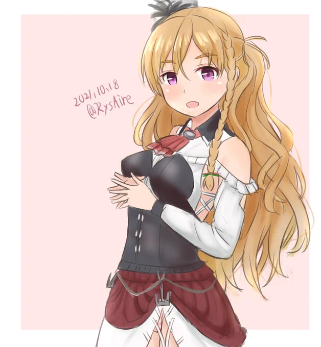 珍しく真面目に描いた

#艦これ版深夜の真剣お絵描き60分一本勝負  
#艦これ版真剣お絵描き60分一本勝負_20211018
#ザラ #艦これ 