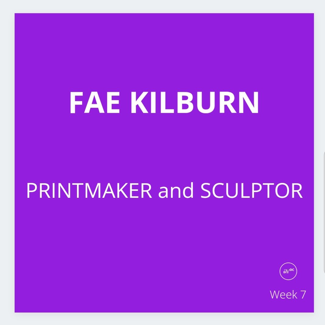 mamomi_i's tweet photo. Social Media Takeover. This week, we welcome the illustrious Fae to takeover our Twitter page. Fae is a printmaker & sculpture and its been wonderful working alongside her these last few months. Welcome Fae!
#91Divoc #OxoGallery #SociallyEngaged #exhibition #printmaker #sculpture https://t.co/tQb9nfePPG