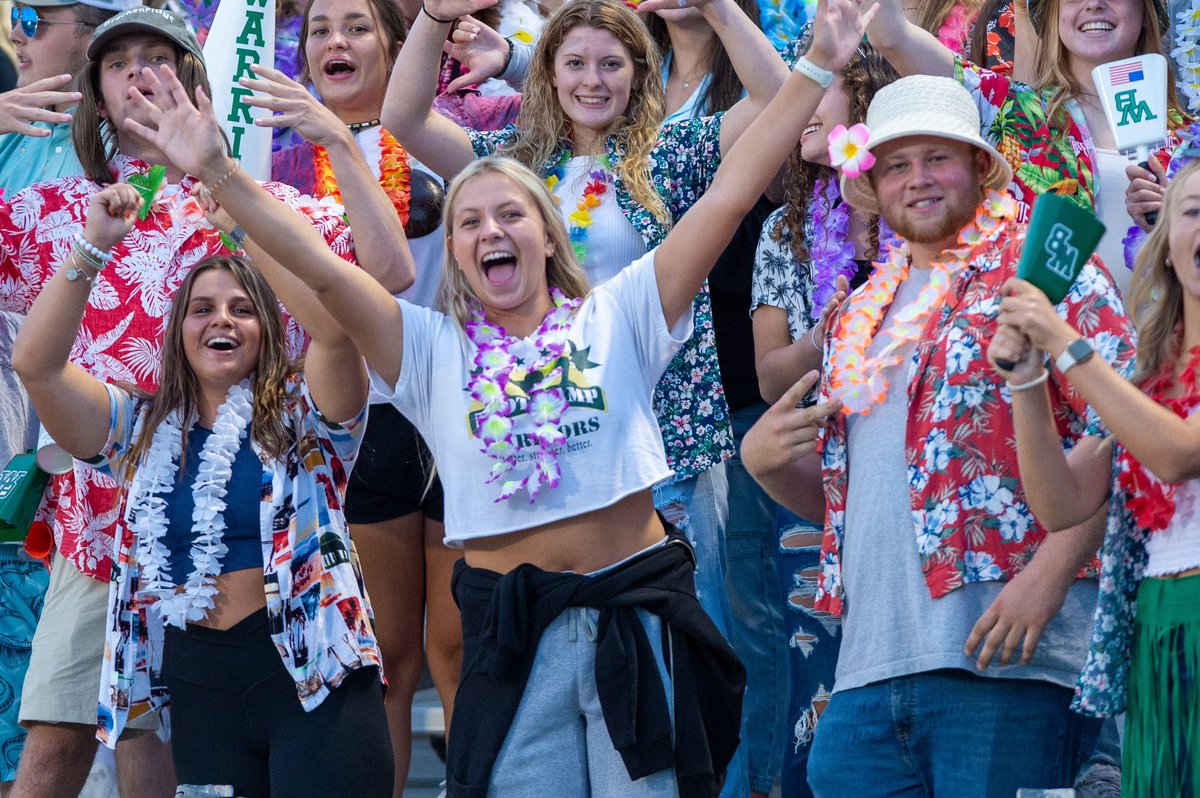 Warrior_Section's tweet photo. We love our fan❌ , Let❌ BEAT ❌ALEM thi❌ week, theme i❌ white out!!🤍🤍🤍 https://t.co/qri0GC2lwF
