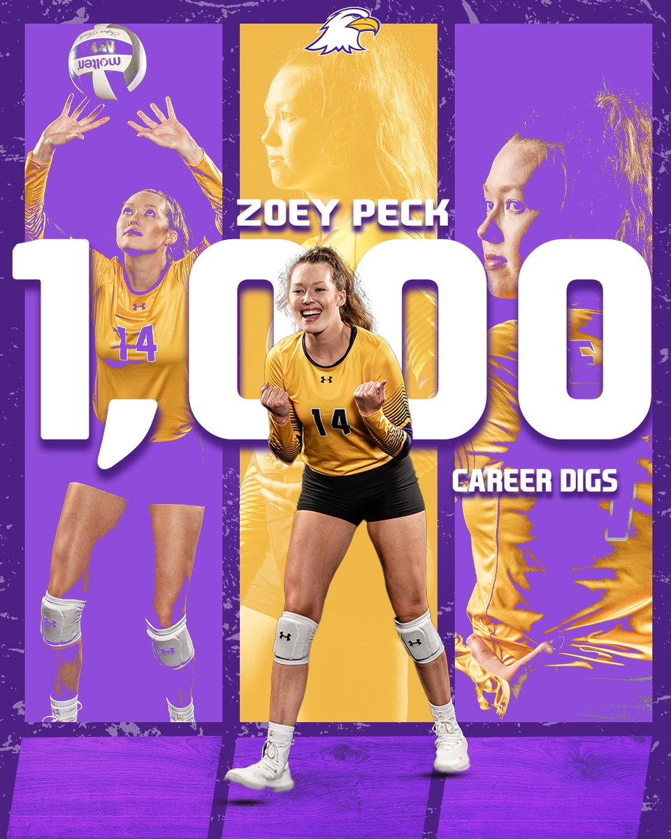 ashlandeagles_'s tweet photo. Senior setter Zoey Peck became the latest member of our 1,000 career digs club over the weekend at the Midwest Crossover! 👏 https://t.co/dBfqjySkVH