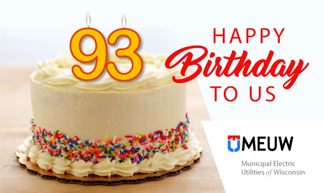 MuniElecWis's tweet photo. On this date in 1928, community leaders organized to give voice to #PublicPower in Wisconsin. While the association they formed has evolved, #MEUW remains focused to unify and strengthen community-owned utilities. Learn more: https://t.co/SVivPBBPXP🎂 https://t.co/VJPcxrQe9x