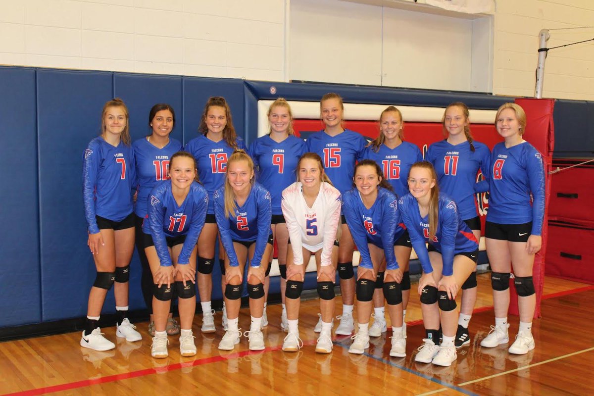 Best of luck to our volleyball players! Regional play begins tonight at 7:00 in Rock Valley. Go Falcons! #westsioux
