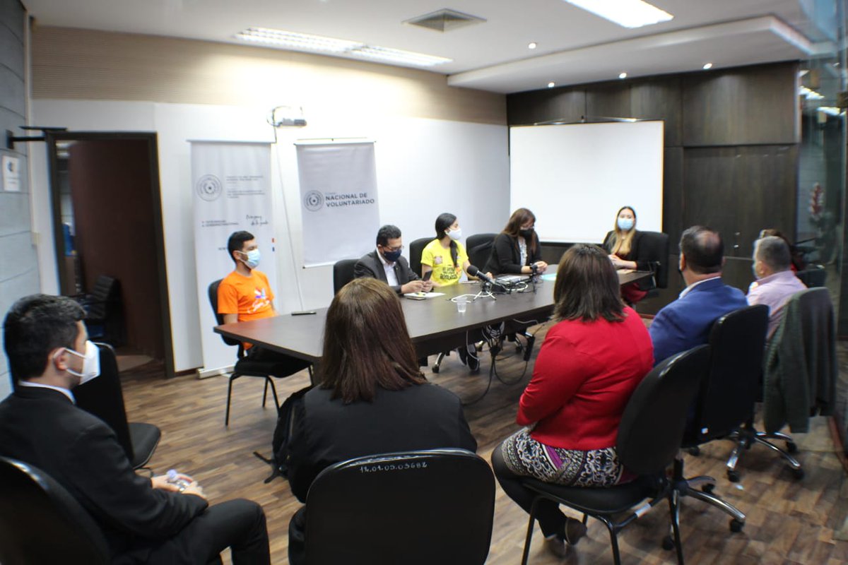 ConavOpy's tweet photo. El martes 14 de Setiembre se celebró la Asunción de los nuevos miembros electos de la comisión directiva del Consejo Nacional de Voluntariado Paraguay en la sede del STP. Elección de nuevas autoridades para el mandato correspondiente al periodo 2021-2022
#CONAVOpy https://t.co/8Y3Krf7VdD