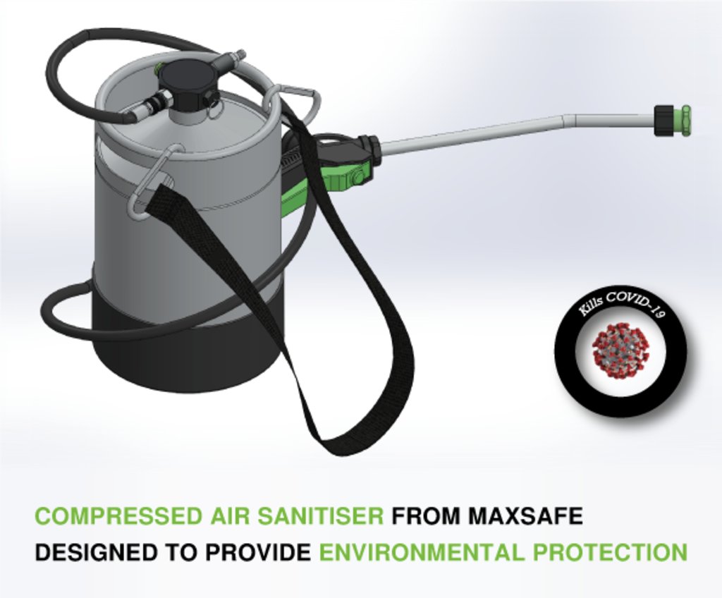 HSMmagazine's tweet photo. HSM MAGAZINE - Sanitising disinfection unit from MaxSafe @AplusATradeFair @keeconnections #disinfect #mist #protection #healthandsafety  https://t.co/oyJRoopznh https://t.co/JSrBn4ZaLK