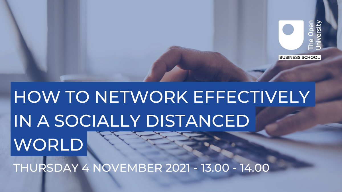 OU_FBL's tweet photo. 🚨Calling the #OUBS alumni community🚨
Do you know how to effectively network online?
Join us on Thursday 4 November for our ‘How to Network Effectively in a socially distanced world’ webinar with @TheCareerFarm.
Register here: https://t.co/HaUh6vTpMF https://t.co/Ch73ClcQBk
