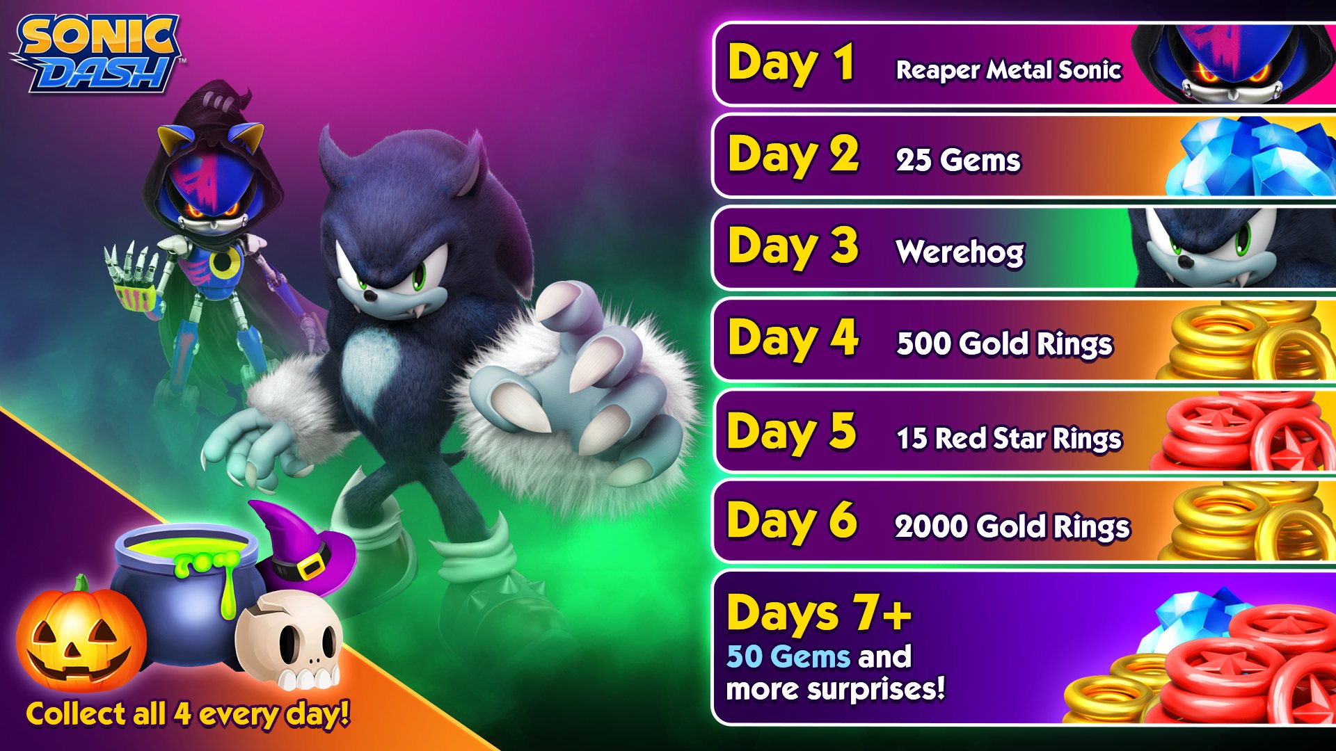 SEGA HARDlight on X: Encounter an alternate reality! Win Tails Nine and  collect Sonic Prime shards for awesome rewards in #SonicDash!   / X