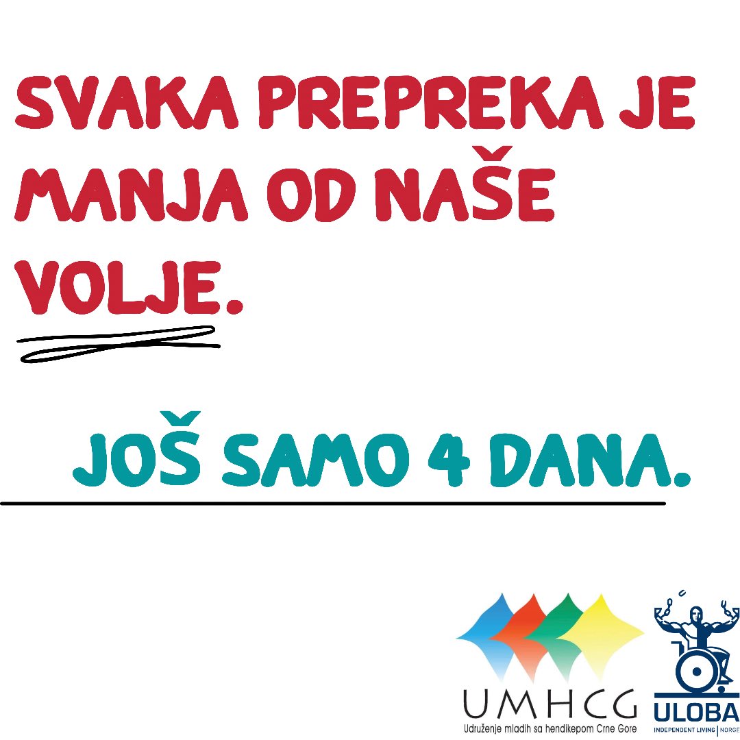 umhcg's tweet image. #WeAre20  #MovingBoundaries  #ChangingReality

Odbrojavamo sitno... :)