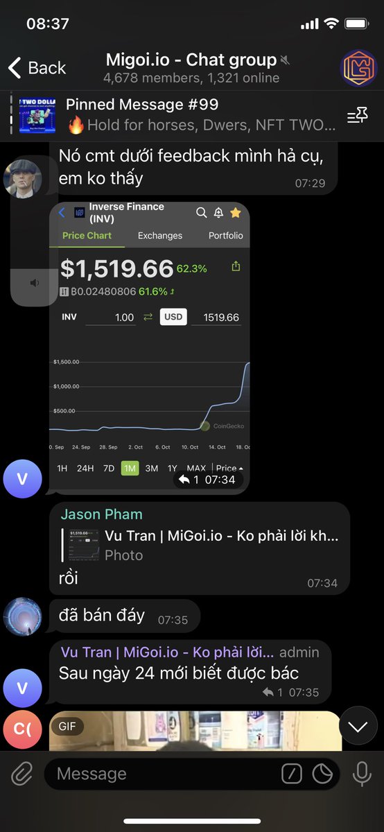 yourchoicezzz's tweet photo. 20211018
Mup văn vở toàn để hình thế này rồi nói là không shill ae. Tâm lý chiến hay gì :))).
Thời điểm này post mấy con cắm đầu ai theo?
 Phải post mấy con đang bơm :). Mup noi mup stake, note ở đây coi mốt mup có kêu mup xả rồi không :)) https://t.co/MB3vNA7F9L