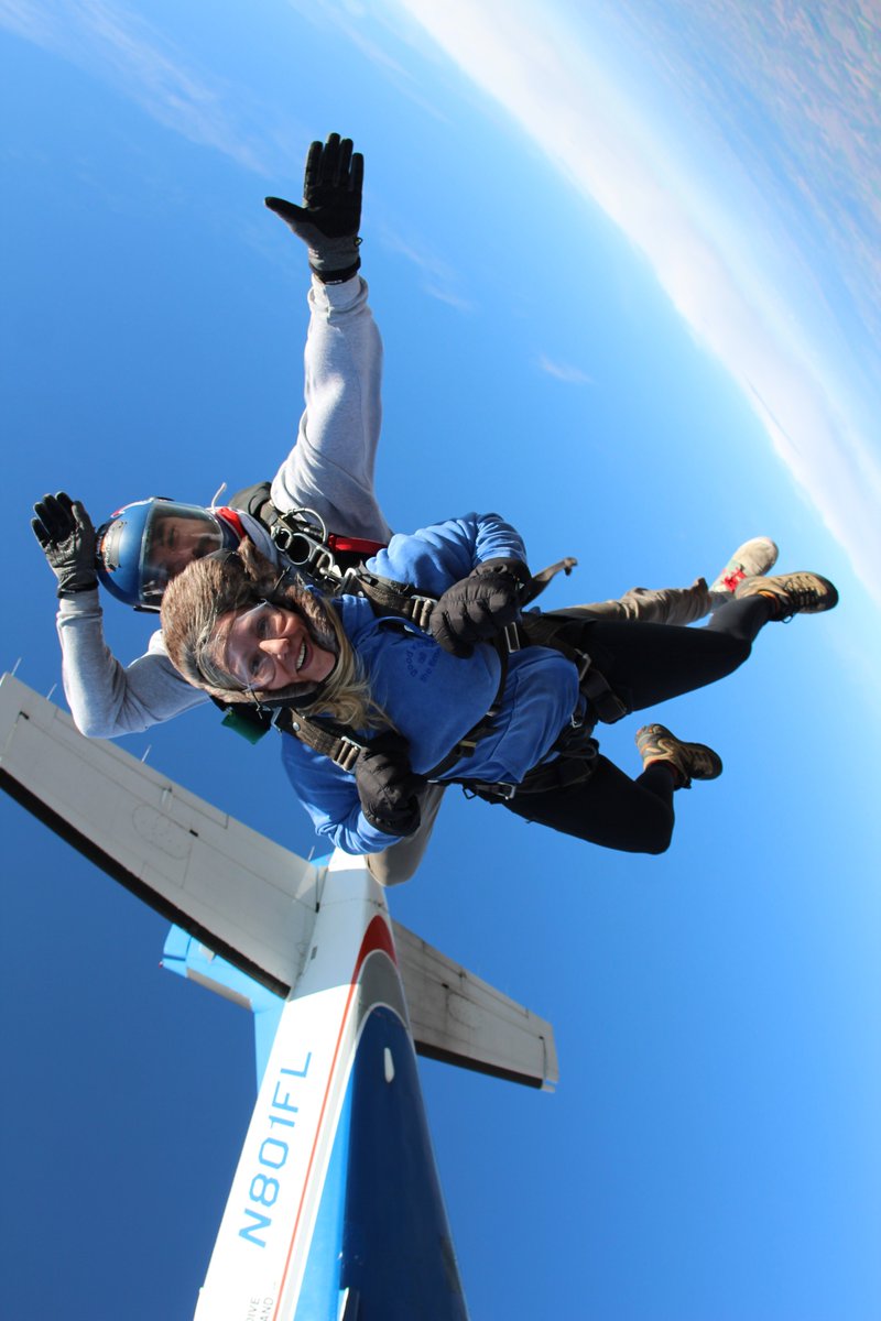 Our very own 'Legal Eagle' Candice Cirisi took to the skies over the weekend and managed to cross skydiving off her bucket list without actually kicking the bucket! 😃Congrats Candice! #sezzle #youmatterhere #BUCKETLIST #Careers #fintech