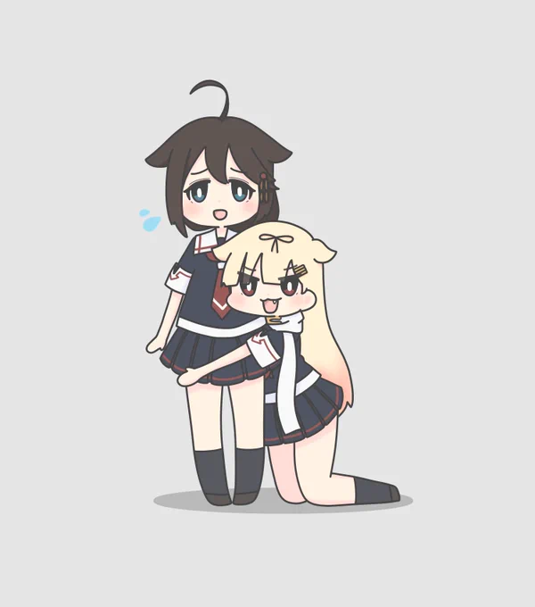 夕立「時雨は夕立のものっぽい!!」

#艦これ 