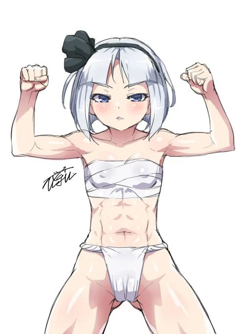 これはみょんな事に同じ構えですねぇ……(*'ω`*)
(奇しくも同じ構え) 