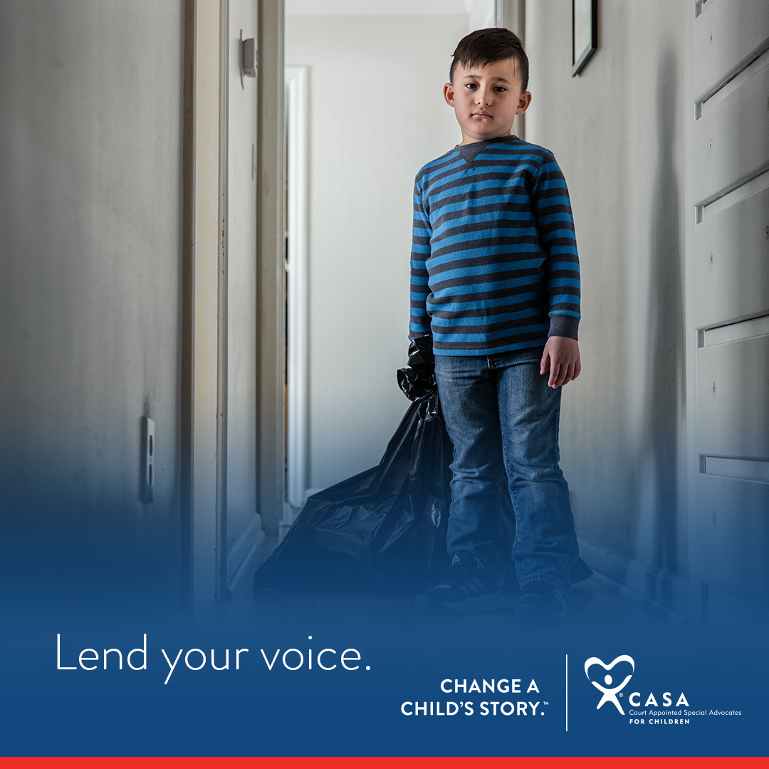 As a CASA volunteer, you can help a child in foster care find a forever home. Give your time and #ChangeAChildsStory. Contact us to learn more: [affiliate website]. Please share this post and help tell others about the CASA volunteer opportunity! #CASA #ChildAdvocacy #Volunteer