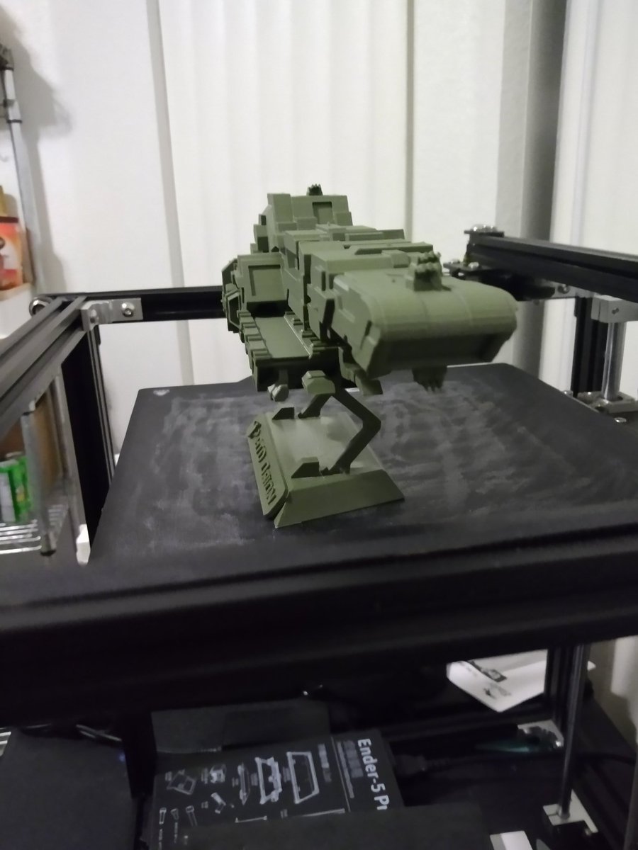 Isiat1's tweet image. GTD Orion class destroyer from #Freespace2 done! With awesome display. Still the best space combat Sim out there.
Probably the largest print I've done yet, but it came out great!
Likely if I paint it up this will be the Carthage, which was in both FS2 and the Blue Planet mods.