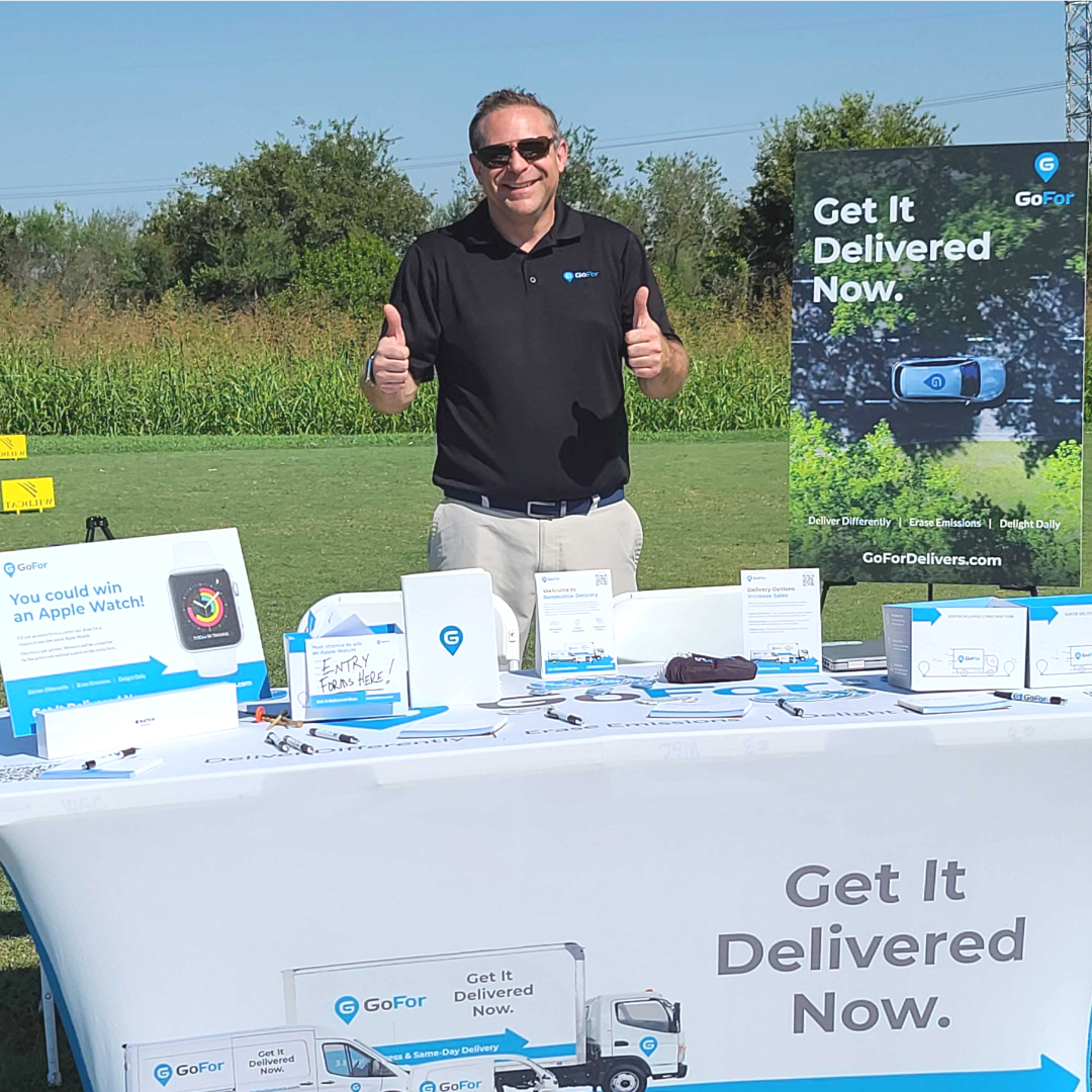 _deliverbetter's tweet photo. We had so much fun being part of The Tile Shop Golf event in Houston on October 7th! 

GoFor helps the world's best brands over-deliver. We deliver items of all sizes, every day of the year, for a variety of industries! Learn more: https://t.co/RKiHdgNnIh https://t.co/bHa4Mi3E2S