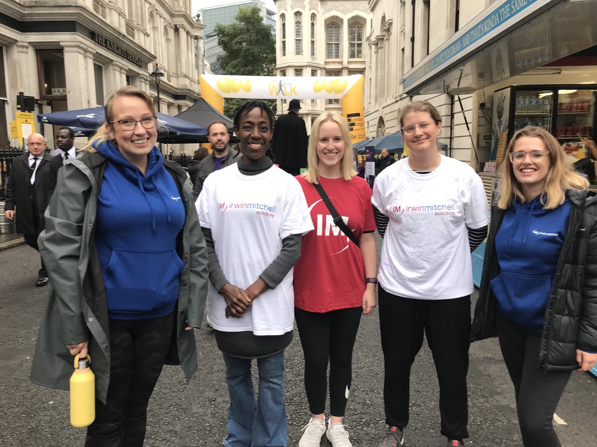 angela_jackman's tweet photo. We’re off on the #legalwalk! ⁦@irwinmitchell⁩ ⁦@Community_IM⁩ https://t.co/gd7nPiLk6W